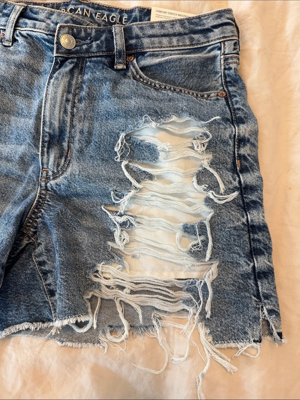 NWT American Eagle Outfitters Highest Rise Baggy Short Size 8